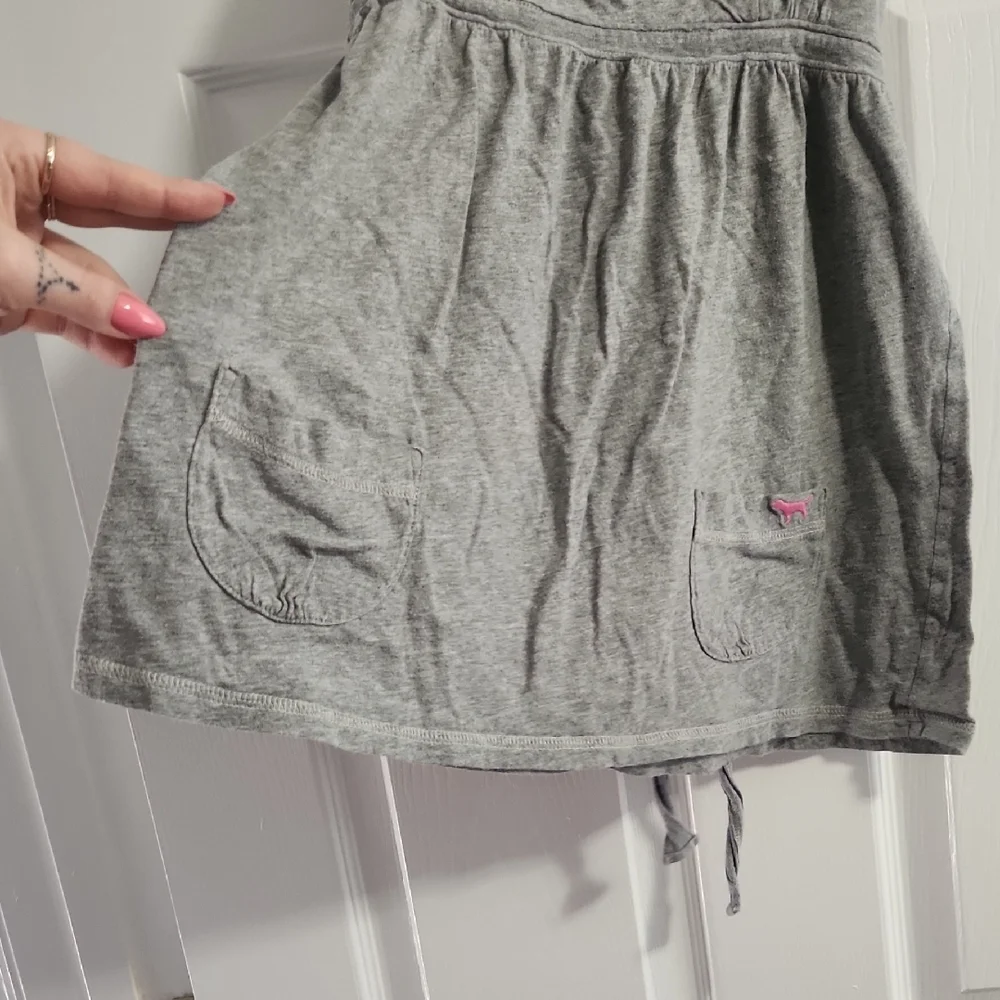 Victoria's Secret Girls' Gray Spaghetti-Strap Pocket Dress - Picture 5 of 7